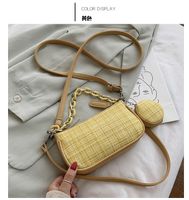 Summer New Trendy Korean Fashion Woven One-shoulder Messenger Oceanic Bag sku image 1