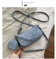 Summer New Trendy Korean Fashion Woven One-shoulder Messenger Oceanic Bag sku image 3