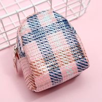 Hot-saling Fashion Ladies Clutch Sequins Plaid Shell Mini Backpack Coin Purse Wholesale main image 4