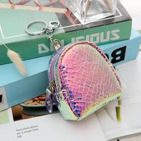 Korea Neue Laser Paar Reißverschluss Kopfhörer Mini Speicher Brieftasche Geldbörse Großhandel sku image 3
