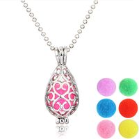 Hot-selling Aroma Diffuser Christmas Long Sweater Chain Accessories Alloy Pendant Necklace For Women sku image 1