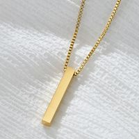 Fashion Geometric 304 Stainless Steel Plating 18K Gold Plated Unisex Necklace sku image 4