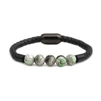Titanium&stainless Steel Fashion Geometric Bracelet  (green)  Fine Jewelry Nhyl0664-green sku image 13