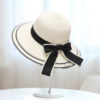 Cloth Korea  Hat  (black Big Bow + Hat Khaki D-156) Nhxb0069-black-big-bow-hat-khaki-d-156 sku image 16