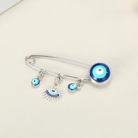 Hot Style Turkish Blue Eye Palm Pendant Badge Micro-inlaid Zircon  Wholesale main image 6