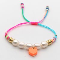 Hot-saling Accessories Colored Clay Bohemian Style Fashion Natural Pearl Bracelet For Women main image 4