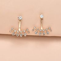 Fashion Street Style Popular New Full Diamond Women's Earrings Wholesale main image 4