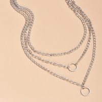 Fashion Multi-layer Chain Women's Alloy Combination Necklace main image 3