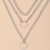 Fashion Multi-layer Chain Women's Alloy Combination Necklace main image 4