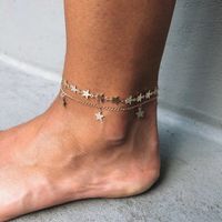 Fashion Women's Star Multilayer New Alloy Anklet Wholesale main image 1