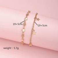 Fashion Women's Star Multilayer New Alloy Anklet Wholesale main image 6