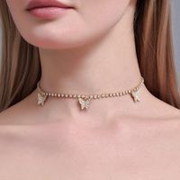 Fashion Simple Butterfly Women's Alloy Necklace Accessories main image 2