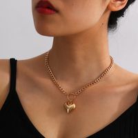 Wholesale Jewelry Fashion Heart Iron Plating Necklace main image 2