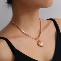 Wholesale Jewelry Fashion Heart Iron Plating Necklace main image 3