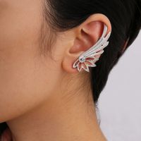 Fashion Diamond-studded Hollow Alloy Wild Wings Hot-saling Earrings For Women main image 1
