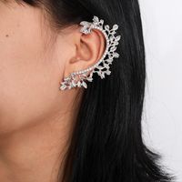 Fashion Autumn Hot-saling Diamond Simple Small Leaf Alloy Ear Clip For Women main image 3