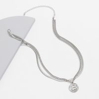 Fashion Autumn New Metal Multilayer Simple Clavicle Chain Alloy Necklace main image 5