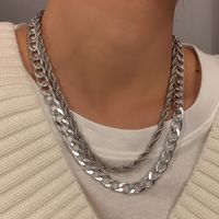 Wholesale Jewelry Fashion Geometric Iron Plating Necklace main image 4