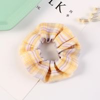 Hot Style Plaid New Fashion Hair Scrunchies  Wholesale sku image 7