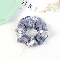 Hot Style Plaid New Fashion Hair Scrunchies  Wholesale sku image 5