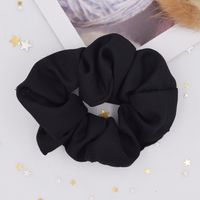 Korea Simple Solid Color Fabric Chiffon Hair Ring Ponytail Solid Color Hair Ring Wholesale sku image 2