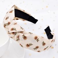 Korean  Flower Cross-knotted Dandelion Headband sku image 6