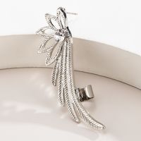 Fashion Diamond-studded Hollow Alloy Wild Wings Hot-saling Earrings For Women sku image 2
