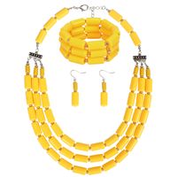 Europäische Und Amerikanische Halsketten Grenz Überschreiten Der Schmuck Perlen Dreiteiliges Mehr Schicht Iges Halsketten Set Bead Necklace 6630 sku image 2