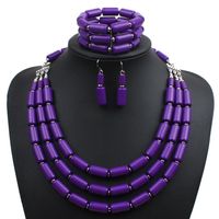 Europäische Und Amerikanische Halsketten Grenz Überschreiten Der Schmuck Perlen Dreiteiliges Mehr Schicht Iges Halsketten Set Bead Necklace 6630 sku image 4