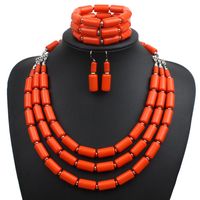 Europäische Und Amerikanische Halsketten Grenz Überschreiten Der Schmuck Perlen Dreiteiliges Mehr Schicht Iges Halsketten Set Bead Necklace 6630 sku image 6