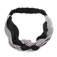 Korean  Knot Wide-brimmed Cross Retro Middle Knotted Headband Wholesale main image 3