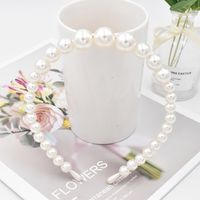 Perlen Oversized Pearl Stirnband Haarschmuck Highlight Pearl Stirnband Großhandel main image 3