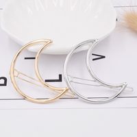 Hot Sale Geometric Metal Hairpin Side Clip Ponytail Triangle Circle Cat Hairpin Wholesale main image 4