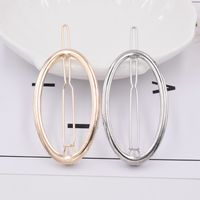Hot Sale Geometric Metal Hairpin Side Clip Ponytail Triangle Circle Cat Hairpin Wholesale main image 5