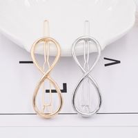 Hot Sale Geometric Metal Hairpin Side Clip Ponytail Triangle Circle Cat Hairpin Wholesale main image 6