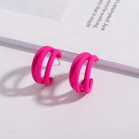 Korean Fresh Candy Color Retro Small Simple And Cute Earrings Wholesale main image 3