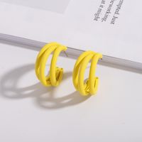 Korean Fresh Candy Color Retro Small Simple And Cute Earrings Wholesale main image 5