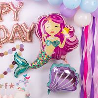 Hot Sale New Mermaid Balloon Venue Decoration Birthday Party Supplies Aluminum Film Balloon Wholesale main image 1