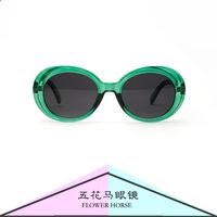 Koreanische Retro Runde Beliebte Sonnenbrille Großhandel main image 3