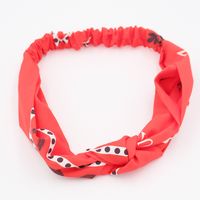 Korean  Knot Wide-brimmed Cross Retro Middle Knotted Headband Wholesale sku image 9