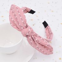 Fashion Spotted Cross  Simple Fabric Wide-sided Knotted Headband Wholesale sku image 6