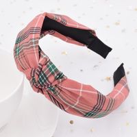 Korean New  Simple Fabric Wide-brimmed Spotted Cross Headband Wholesale sku image 11