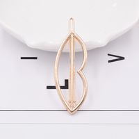 Hot Sale Geometric Metal Hairpin Side Clip Ponytail Triangle Circle Cat Hairpin Wholesale sku image 3