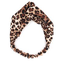 Fashion Cotton Leopard Print Sports Yoga Headband Wholesale sku image 1