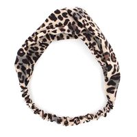 Fashion Cotton Leopard Print Sports Yoga Headband Wholesale sku image 2
