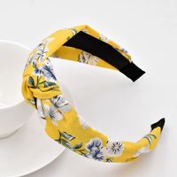Retro Blume Stirnband Handgeknüpfte Presse Haar Stirnband Kopfschmuck Großhandel sku image 3