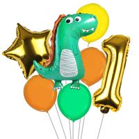 Hot Sale New Aluminum Dinosaur Balloon Bunch Party Festival Decoration Aluminum Foil Balloon Wholesale sku image 1