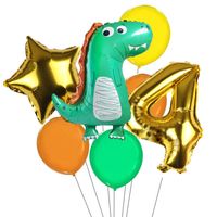 Hot Sale New Aluminum Dinosaur Balloon Bunch Party Festival Decoration Aluminum Foil Balloon Wholesale sku image 4