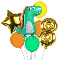 Hot Sale New Aluminum Dinosaur Balloon Bunch Party Festival Decoration Aluminum Foil Balloon Wholesale sku image 8