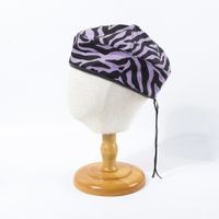 Retro Zebra Fashion Wild Navy Style Octagonal Hat Male British Trend Painter Hat Wholesale sku image 3